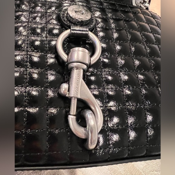 Rebecca Minkoff- Rebecca Minkoff - Edie Quilted Leather Studded Shoulder Bag - Picture 9 of 13